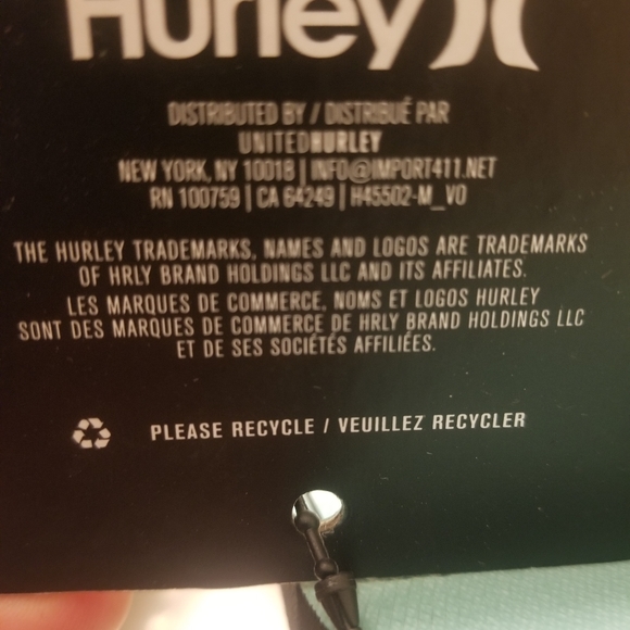 New HURLEY Men Summer  Flip Flop Sandals Green/Yellow size 10 - Picture 6 of 8